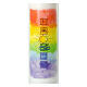 Candle with squares rainbow sun 265x60 mm s2