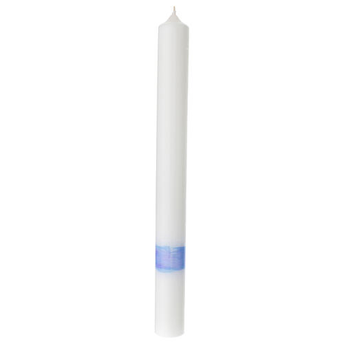 Baptismal candle, boat and cross, 400x40 mm 3