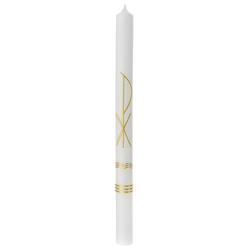 Baptismal candle, Christ's monogram, 400x30 mm 1