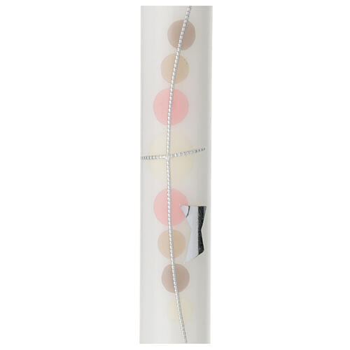 Cero Comunione bambina croce rilievo 400x40 mm 2