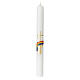 Cero Comunione croce dorata arcobaleno 400x40 mm s1