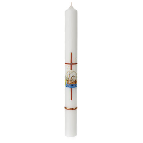 Cero croce barca Prima Comunione 400x40 mm 1