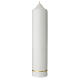 Eucharist candle with rainbow chalice 265x60 mm s5