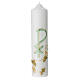 Confirmation candle XP Green Gold 215x50 mm s1