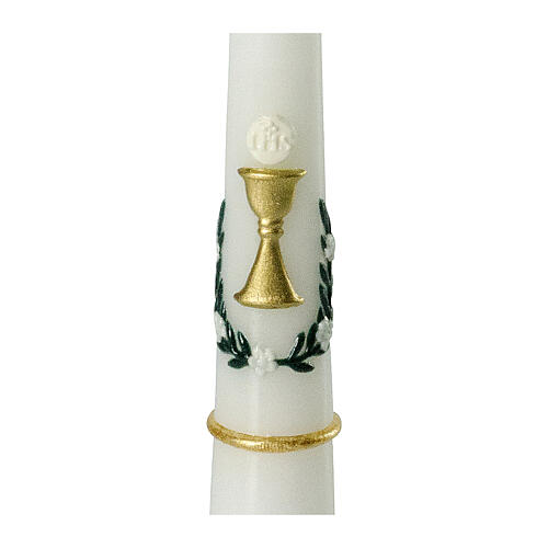Conical candle with chalice for Communion 25x2,3 cm 2