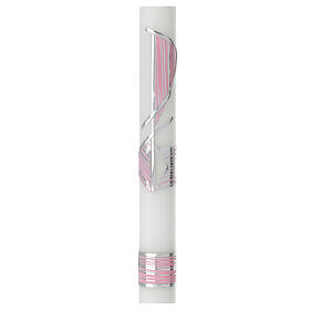 Confirmation candle pink XP chalice 500x30 mm