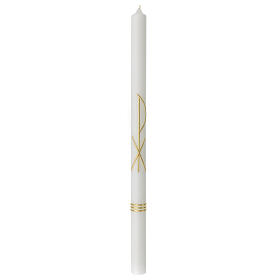 Confirmation Communion candle with golden XP 500x30 mm