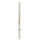 Confirmation Communion candle with golden XP 500x30 mm s1