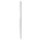 Cierge blanc vert calice poissons 500x30 mm s3