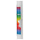 Rainbow candle silver chalice 500x30 mm s2