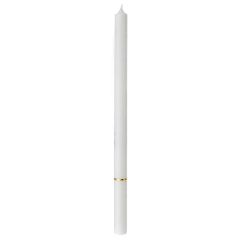 Cero croce dorata calice Comunione Cresima 500x30 mm 4