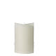 Candela ovale fedi cuore azzurro 180x125x75 mm s4