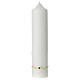 Candle rings heart flowers wedding 26.5x6 cm s3