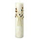 Wedding candle with golden tree 300x70 mm s1