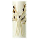 Wedding candle with golden tree 300x70 mm s2