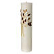 Wedding candle with golden tree 300x70 mm s3