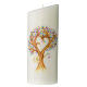 Wedding candle, heart-shaped tree of life, 230x90 mm s1
