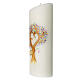 Wedding candle, heart-shaped tree of life, 230x90 mm s3