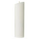 Unity candle with grey heart rhinestone 240 mm s4
