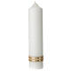 Kerze zur goldenen Hochzeit mit Kreuz, 265x60 mm s3
