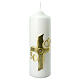 Golden anniversary candle, golden cross, 225x70 mm s1