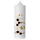 Candela anniversario 60 rose rosse 225x70 mm s1