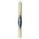 Cero mariano croce M dorata 600x60 mm s1