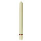 Marian candle red cross blue M 600x60 mm s3