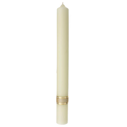 Ave Maria candle with golden stars 60x6 cm 5