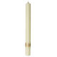 Ave Maria candle with golden stars 600x60 mm s5