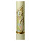 Círio Nossa Senhora em relevo decoração multicolorida 60x8 cm s2