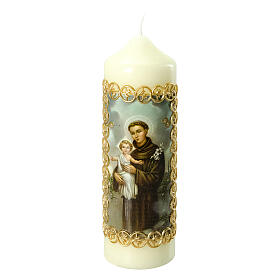 St Anthony and Child candle 165x50 mm
