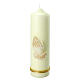 Altar candle with white praying hands 22x6 cm s1