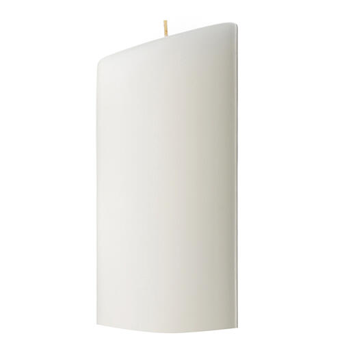 Pillar candle with stars angel wings 180x90 mm 4