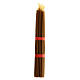 Beeswax taper candles 33 pcs 27 cm s3