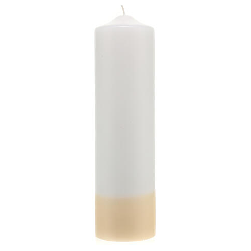 Wedding unity candle 8 cm diameter 4