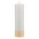 Wedding unity candle 8 cm diameter s4