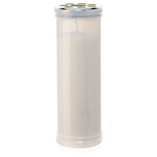 White votive candle, white wax, 6 cm of diameter 1