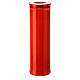 JHS große rote Kerze fűr das Allerheiligste aus weißem Wachs, Durchmesser von 7 cm s3