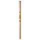 Paschal candle ivory XP Alpha and Omega 120x8 cm s2
