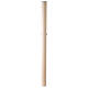 Church Paschal candle in ivory Alpha Omega cross with lamb 120x8 cm s5