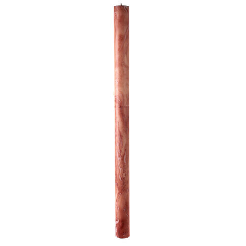 Paschal candle XP Alfa and Omega marbled 120x8 cm 7