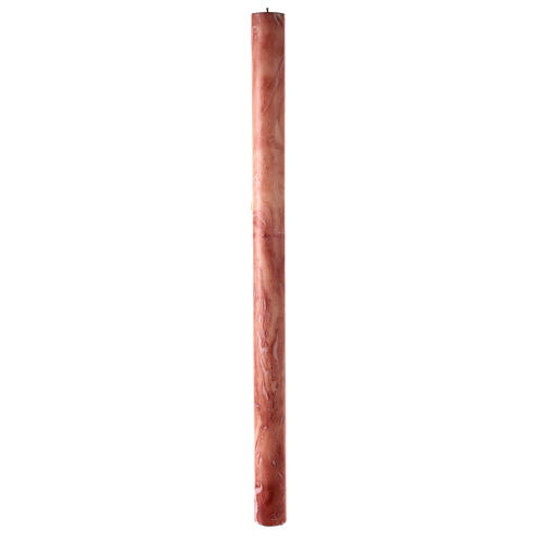 Paschal candle XP Alfa and Omega marbled 120x8 cm 8
