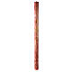 Paschal candle XP Alfa and Omega marbled 120x8 cm s2