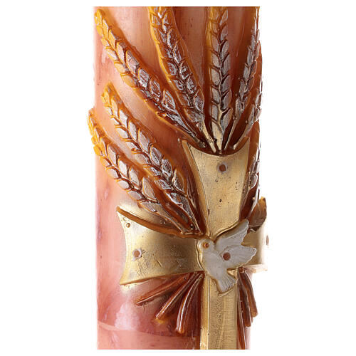 Cero Pasquale Croce Spighe rosse Marmorizzato 120x8 cm 3