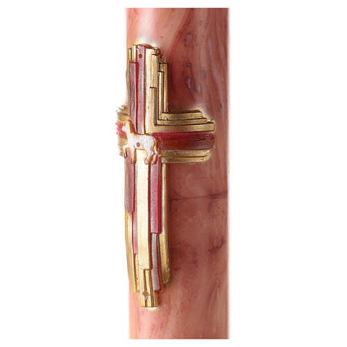 Cirio Pascual Alfa Omega Cruz cordero 120x8 cm 3