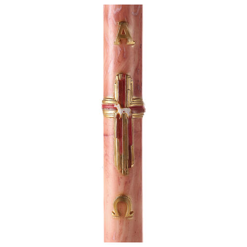 Cero Pasquale Alfa Omega Croce agnello 120x8 cm 1
