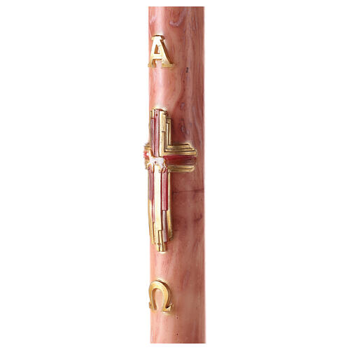 Cero Pasquale Alfa Omega Croce agnello 120x8 cm 4