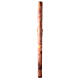 Paschal Candle with marbled Risen Jesus Cross 120x8 cm s7