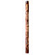 Paschal Candle Cross red wheat marbled spots 120x8 cm s7